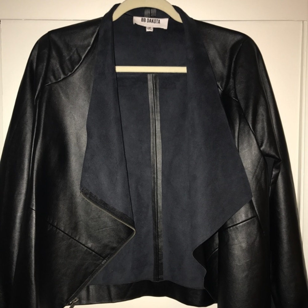 BB Dakota Black Leather Jacket
